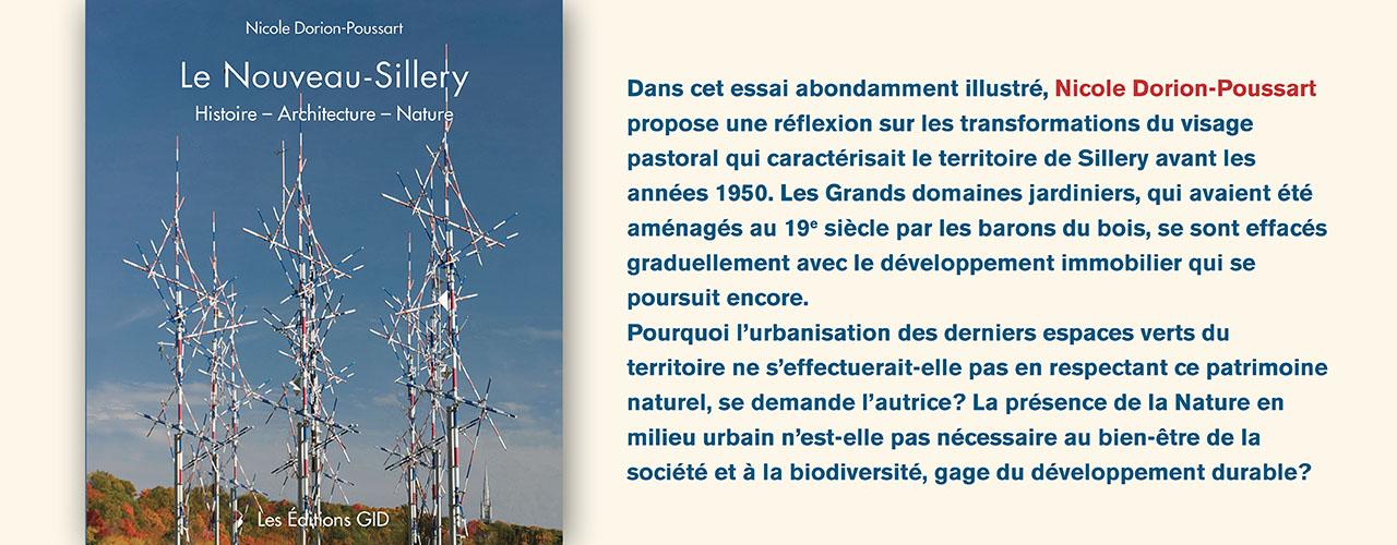 Bandeau présentant le livre Le Nouveau-Sillery Histoire – Architecture – Nature